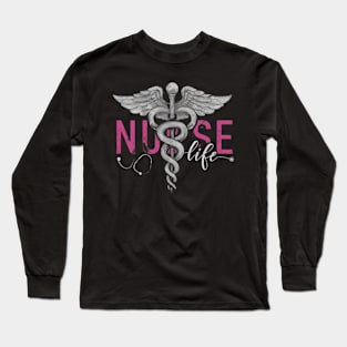 Nurse Power Love Nursing Student Long Sleeve T-Shirt